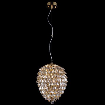 Люстра Crystal Lux CHARME SP2+2 LED Gold/Amber