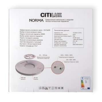 Светильник потолочный Citilux Norma CL748400-11