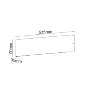 Настенный светильник Crystal Lux CLT 323W535 AL-1