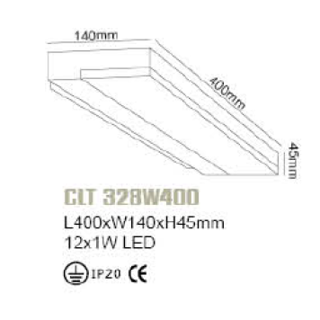 Бра Crystal Lux CLT 328W400-2