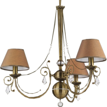 Люстра Kutek Coco COC-ZW-3(P/A)-4