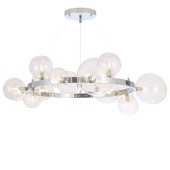 Люстра Crystal Lux AGATA SP15 V2 CHROME/TRANSPARENTE