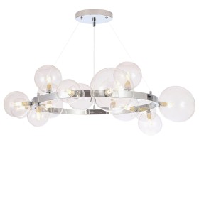Люстра Crystal Lux AGATA SP15 V2 CHROME/TRANSPARENTE