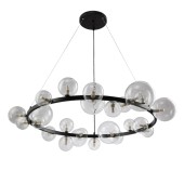 Люстра Crystal Lux AGATA SP24 BLACK/TRANSPARENTE