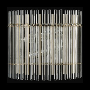 Бра Crystal Lux AURELIO AP2 GOLD+CHROME/TRANSPARENT-2