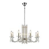 Люстра Crystal Lux AURELIO SP8 GOLD+CHROME/TRANSPARENT