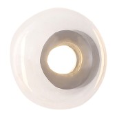 Бра Crystal Lux BOSQUE AP1 BLACK/TRANSPARENT