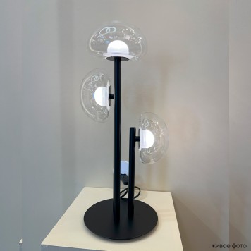 Лампа настольная Crystal Lux BOSQUE LG3 BLACK/TRANSPARENT-3