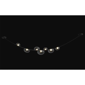 Светильник потолочный Crystal Lux BOSQUE SP7 L3000 BLACK/TRANSPARENT-1