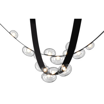 Светильник потолочный Crystal Lux BOSQUE SP7 L3000 BLACK/TRANSPARENT-3