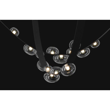 Светильник потолочный Crystal Lux BOSQUE SP7 L3000 BLACK/TRANSPARENT-5