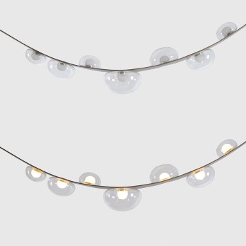 Светильник потолочный Crystal Lux BOSQUE SP7 L3000 GREY/TRANSPARENT-1