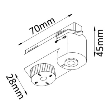 Коннектор питания Crystal Lux CLT 0.212 01 BL-1