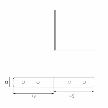Соединитель угловой Crystal Lux SPACE 48V CLT 0.223 10-1