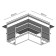 Соединитель угловой Crystal Lux SPACE 48V CLT 0.223 11 WH