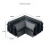 Соединитель угловой Crystal Lux SPACE 48V CLT 0.233 01 BL