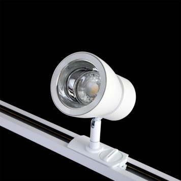 Трековый светильник Crystal Lux CLT 0.31 009 WH-CH-1