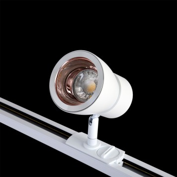 Трековый светильник Crystal Lux CLT 0.31 009 WH-GO-2