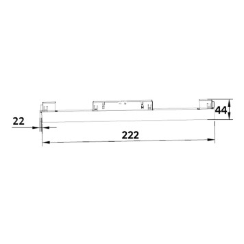 Трековый светильник Crystal Lux SPACE 48V CLT 0.33 001 12W WH T4000K-1