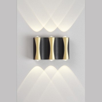 Уличный настенный светильник Crystal Lux CLT 022W3 BL-GO 4000K-1