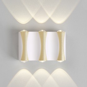 Уличный настенный светильник Crystal Lux CLT 022W3 WH-GO 4000K Уличный настенный светильник Crystal Lux CLT 022W3 WH-GO 4000K
