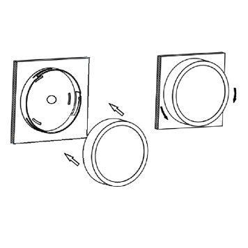 Светильник точечный Crystal Lux CLT 523C120 WH-1