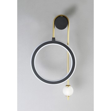 Бра Crystal Lux CORIDA AP25W LED BLACK/GOLD-3