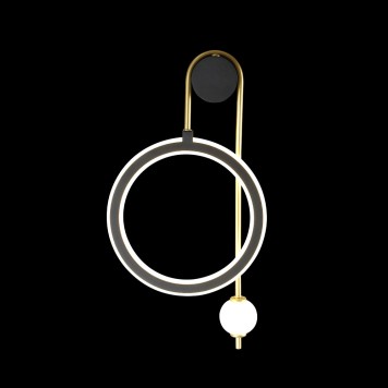 Бра Crystal Lux CORIDA AP25W LED BLACK/GOLD-4