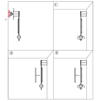Бра Crystal Lux CORIDA AP25W LED BLACK/GOLD-7
