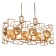 Люстра Crystal Lux CUENTO SP8 L900 GOLD