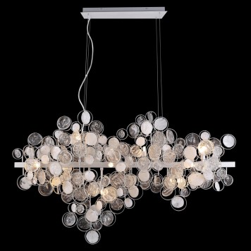 Люстра Crystal Lux DESEO SP12 L1000 SILVER-2