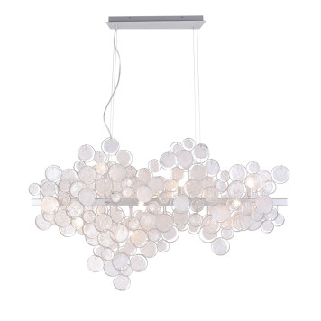 Люстра Crystal Lux DESEO SP12 L1000 SILVER