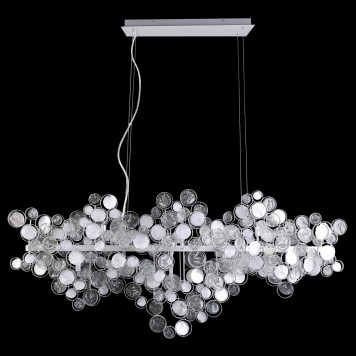 Люстра Crystal Lux DESEO SP15 L1400 SILVER-2