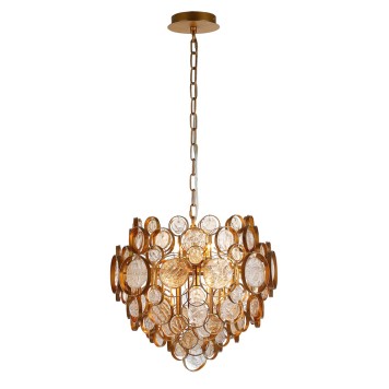 Люстра Crystal Lux DESEO SP6 D460 GOLD-1