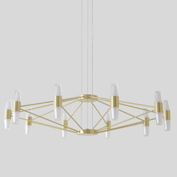 Люстра Crystal Lux DOROTEA SP10 GOLD-2