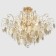 Светильник потолочный Crystal Lux ESMIRALDA PL9 GOLD