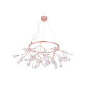 Люстра Crystal Lux EVITA SP45 D COPPER/TRANSPARENT