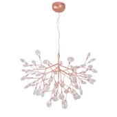 Люстра Crystal Lux EVITA SP63 COPPER/TRANSPARENT