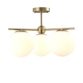 Светильник потолочный Crystal Lux FELIZ SP-PL3 BRONZE/WHITE