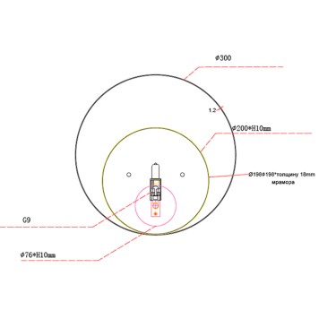 Бра Crystal Lux GOCCIA AP1-5