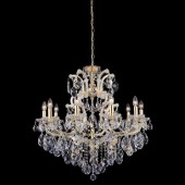 Люстра Crystal Lux ISABEL SP11 GOLD/TRANSPARENT