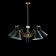 Люстра Crystal Lux JOVEN SP5 GOLD/BLACK