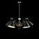 Люстра Crystal Lux JOVEN SP5 GOLD/BLACK