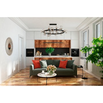 Торшер Crystal Lux LARGO PT25W BLACK-4