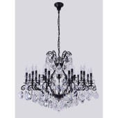 Люстра Crystal Lux MAGNIFICO SP19 BLACK/TRANSPARENT