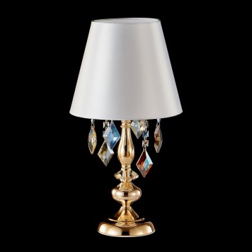 Лампа настольная Crystal Lux MERCEDES LG1 GOLD/COLOR-1