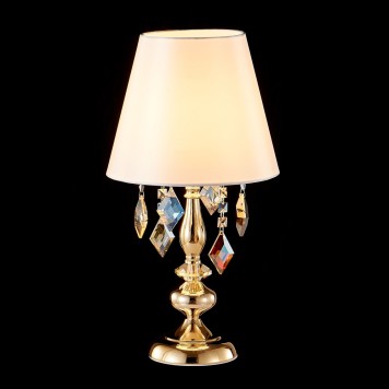 Лампа настольная Crystal Lux MERCEDES LG1 GOLD/COLOR-2
