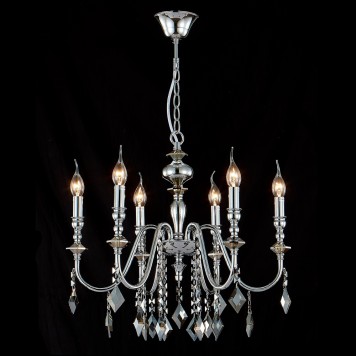 Люстра Crystal Lux MERCEDES SP6 CHROME/SMOKE-1