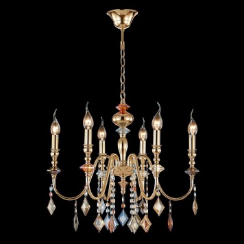 Люстра Crystal Lux MERCEDES SP6 GOLD/COLOR-2
