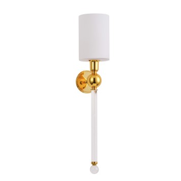 Бра Crystal Lux MIRABELLA AP1 GOLD/WHITE-5